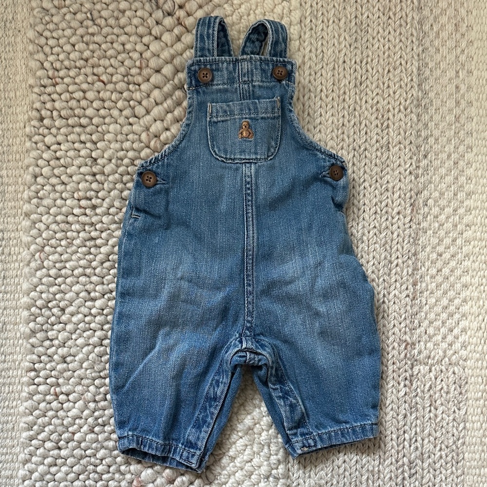 Baby GAP Denim Baby Overalls - Classic Kids Bottoms